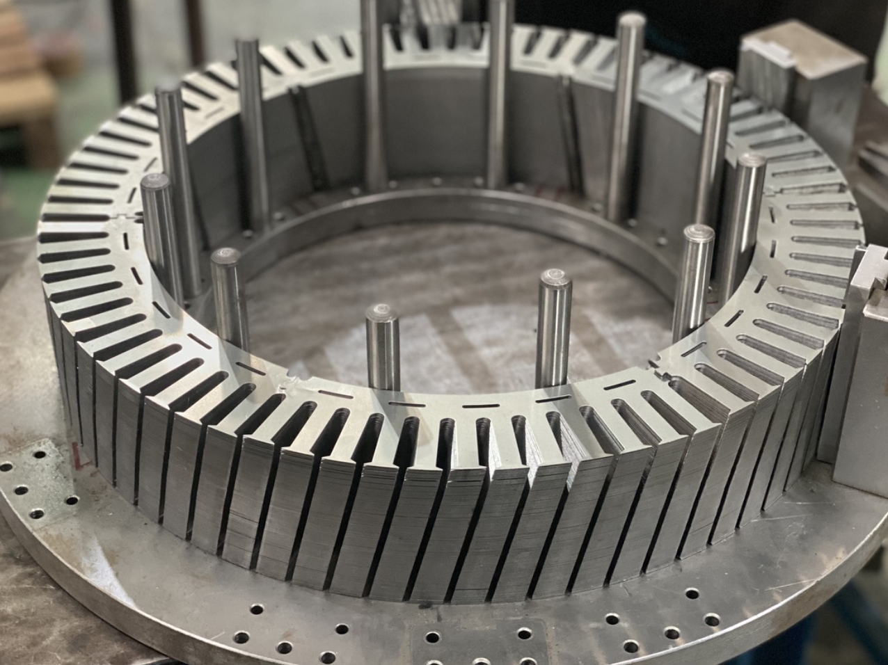 Segmented Stator Stack